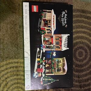 LEGO Festive Holiday Street Set with Red and Green